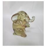Murano glass elephant figure