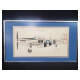 Signed and dated P-5ID 355th fighter group 1944