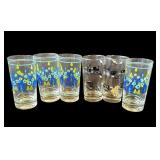 Lot of vintage glasses