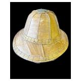 Vintage Colonial bamboo hat
