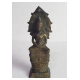 Vintage brass Buddha sculpture