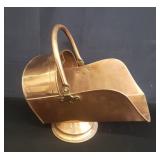 Vintage copper coal scuttle