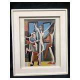 Framed Picasso "The Three Dancer" print