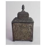 Vintage silver plate trinket box