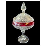 Vintage Indiana glass candy dish