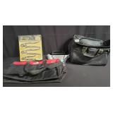 Group of Craftsman tools, Husky bag, Voyager