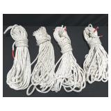 Lot of 4 bundle of rope