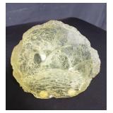 Signed acrylic bird art sculpture