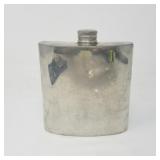 Vintage 6oz English pewter flask
