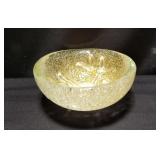 Murano style art glass bowl