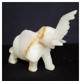 Hand carved onyx Elephant figurine