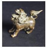 Vintage Asian bronze foo dog burner