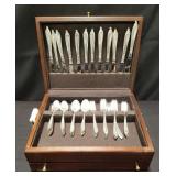 Group of silver plate flatware