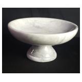 Vintage marble pedestal center bowl