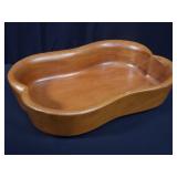 Vintage mahogany bowl