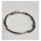 Sterling silver and marcasite bracelet