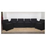 6 Restoration Hardware upholstered arm chairs