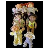 Lot of vintage Cabbage Patch dolls