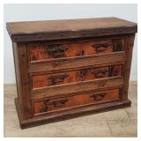 Spanish-style pine chest of drawers