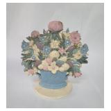Cast iron floral doorstop