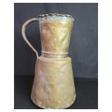 Antique Moroccan brass water jug