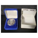 Quaker Oats 1996 .999 silver medallion 31.4 g.