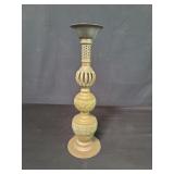 Vintage Asian brass candlestick