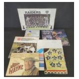 Group of vintage calendars etc