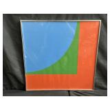 Framed pencil signed lithograph by George Karl