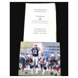 Tom Brady autographed photo