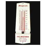 Vintage Snap-on metal thermometer