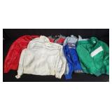 Group of vintage racing jackets collection