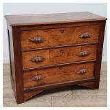 Antique walnut chest of drawers