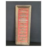 Barbed wire wall decoration