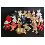 Group of TY beanie babies