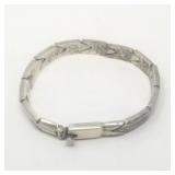Sterling silver bracelet, marked 925