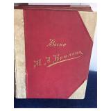 Ivan Krylov early 1900s leather and vellum