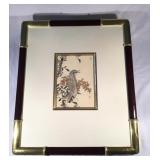 Vintage Asian woodblock print