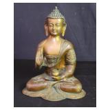 Vintage  bronze Buddha sculpture