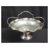 Sterling silver weighted fruit/bread basket