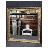 Vintage ornate wall mirror 34.5" x 33.5"