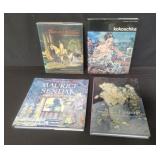 Four coffee table books