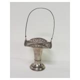 Victorian sterling silver basket