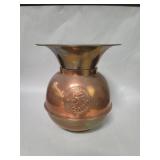 Vintage copper and brass spitoon