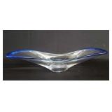 Mid-century modern Rosenthal Blue Hue centerpiece