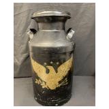 Vintage 40 qt. metal milk jug
