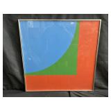 Framed pencil signed lithograph by George Karl