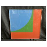 Framed pencil signed lithograph by George Karl