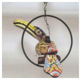 Talavera ceramic hand painted toucan