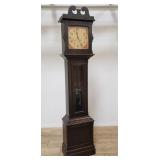Vintage Ithaca-style grandfather clock with